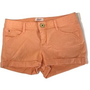 Y2K 90's candies Booty shorts orange juniors size 5
